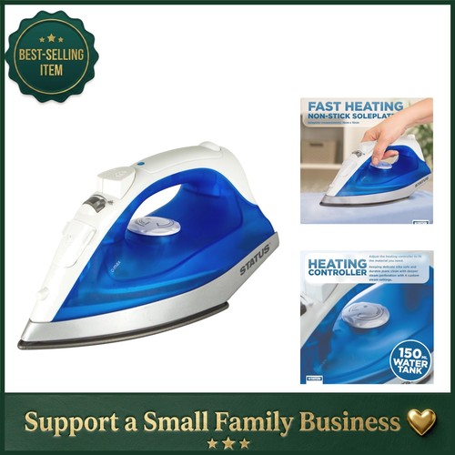 Lightweight 1200w steam iron - lightweight,