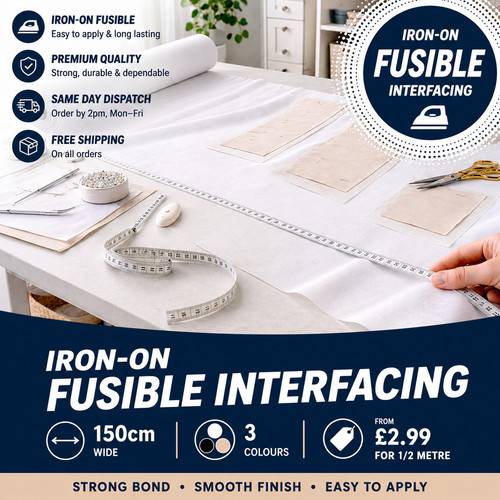 Iron fusible interfacing - iron-on,