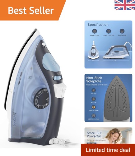 Lightweight steam iron - steam, with