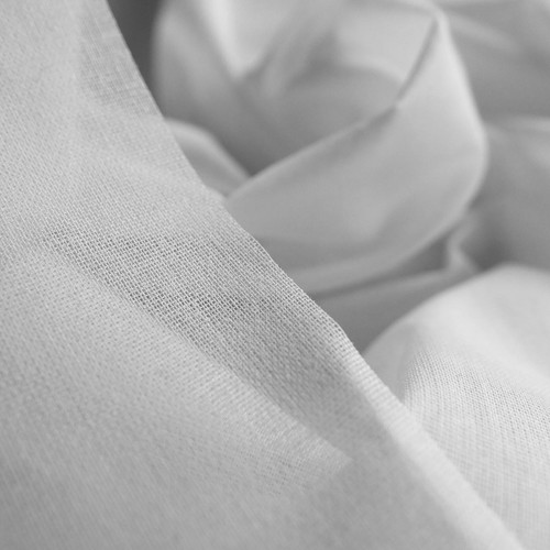 White lightweight woven cotton - woven,