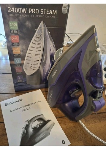 Goodmans pro steam iron - steam,